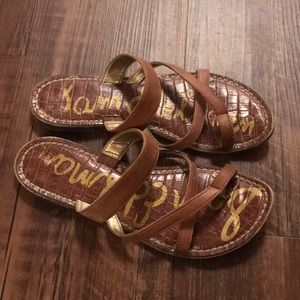 Brown Blowfish sandals -- size 7